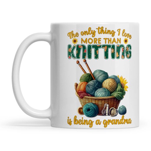 The only thing I love more than  knitting is being a grandma